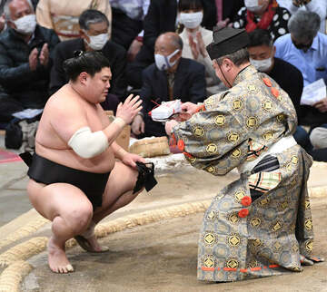  貴景勝を破った阿炎（東スポWeb）