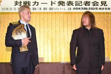  内藤（右）はオカダに連勝し立場の再逆転を狙う（東スポＷｅｂ）