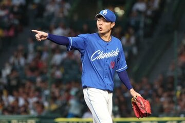 ７回２失点の中日・高橋宏