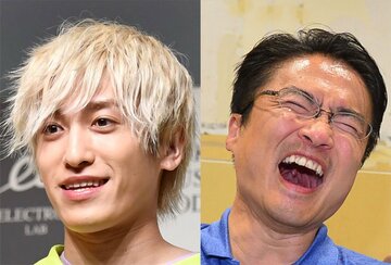  兼近大樹（左）と乙武洋匡氏（東スポWeb）