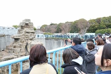 オープン直後にも関わらず多くの人が訪れた