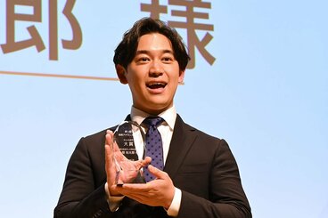 「ラジオ部門 大賞」を受賞した朝日放送テレビの小櫃裕太郎アナウンサー