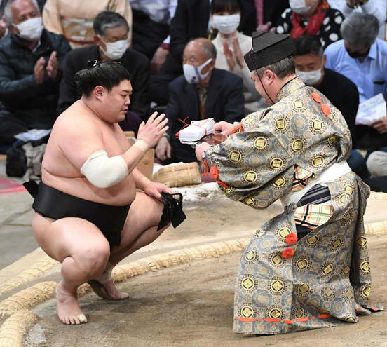  貴景勝を破った阿炎（東スポWeb）