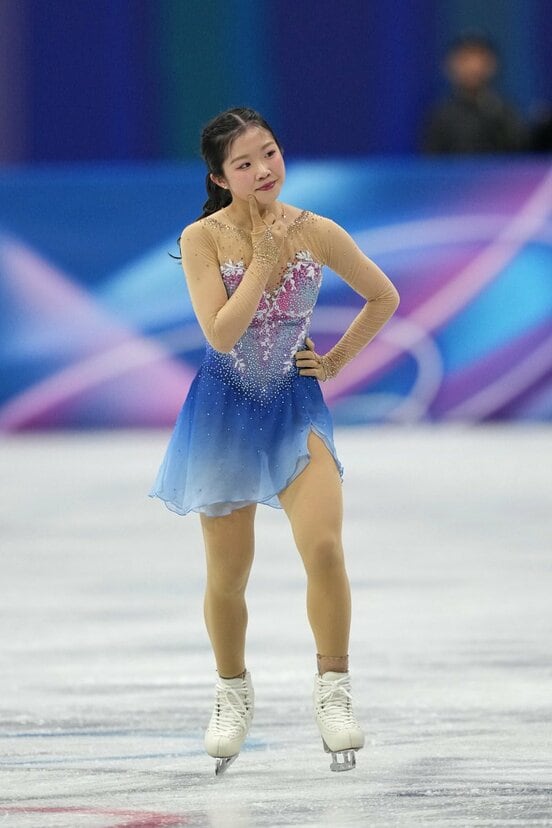 中井亜美が演技終了後に見せた仕草が話題に（ロイター）