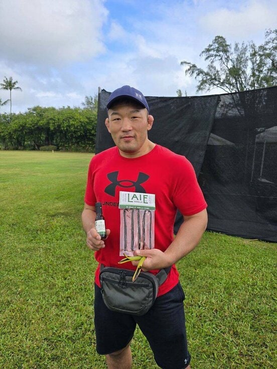 ひげも剃った石井慧