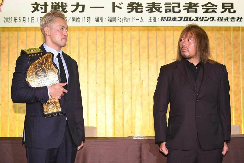  内藤（右）はオカダに連勝し立場の再逆転を狙う（東スポＷｅｂ）