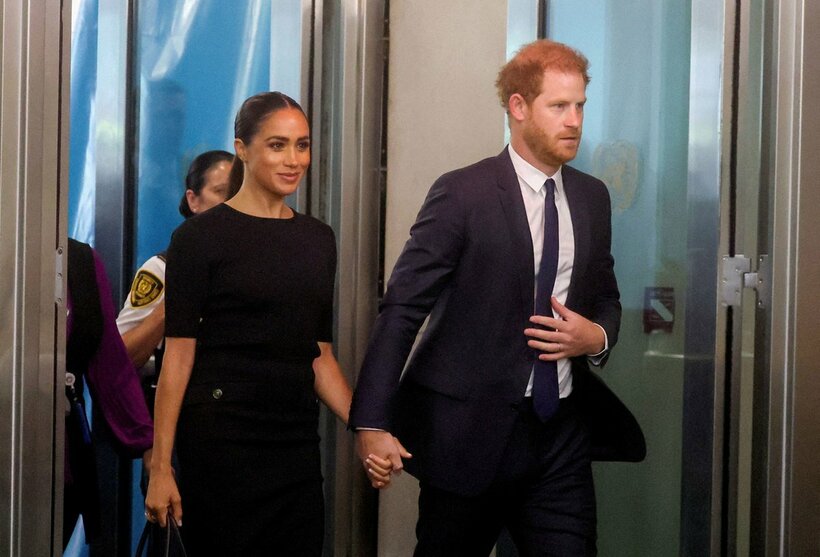  ヘンリー王子とメーガン妃（ロイター）