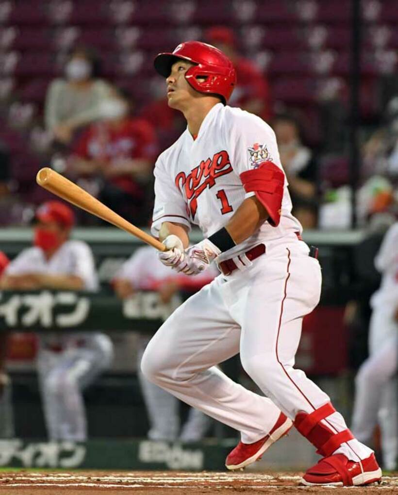  １８号３ランを放った鈴木誠也
