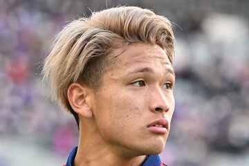チームを牽引したＭＦ松木玖生