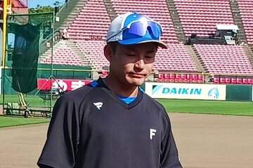 一軍に復帰した日本ハム・水野達稀