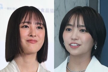 大友花恋（左）と大原優乃