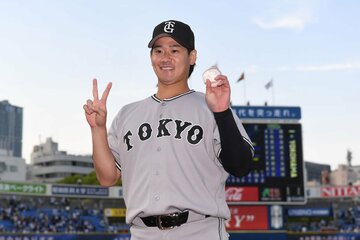 今季２勝目をあげた巨人・井上温大