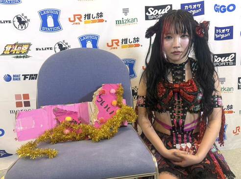 スターダム】伊藤麻希 〝因縁〟なつぽいにかわいいベルトを完全破壊