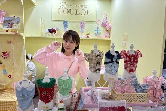 インターペット東京に出展した小島みなみ