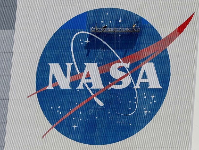  星で彩られたＮＡＳＡのロゴ（ロイター）