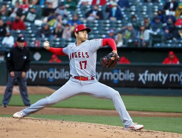  投手として進化を続ける大谷（ロイター＝USA-TODAY)