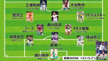 前園氏が選んだベストイレブン