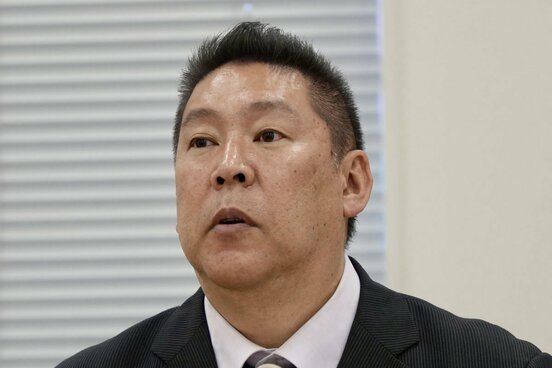 出廷した立花孝志氏