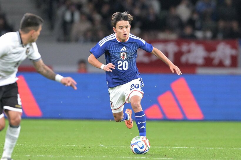 日本代表でも欠かせない存在となっているＭＦ久保建英