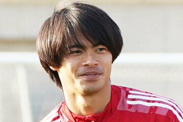 代表に合流したMF三笘薫