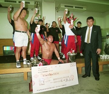 IWGP王者として初めてG1を制した武藤敬司（1995年）