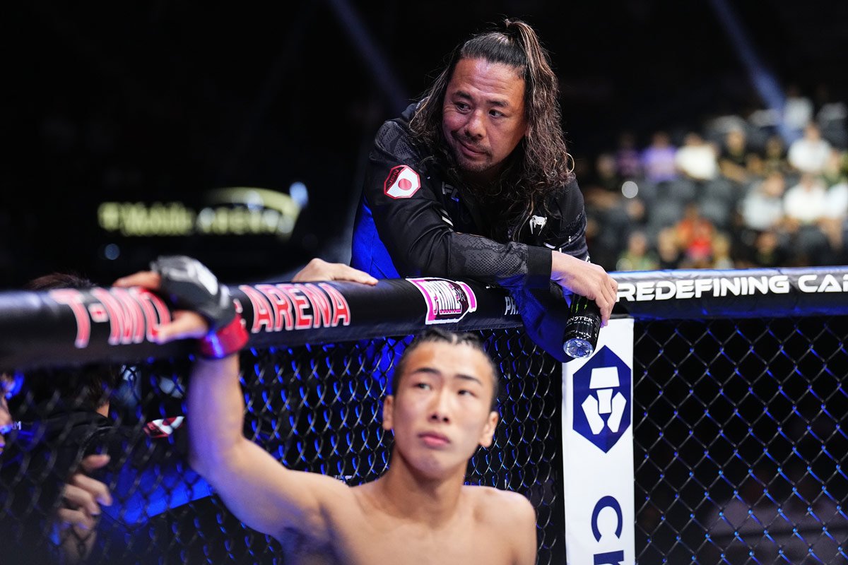 UFC】鶴屋怜が中邑真輔のサポート受けデビュー戦完勝「次はできれば