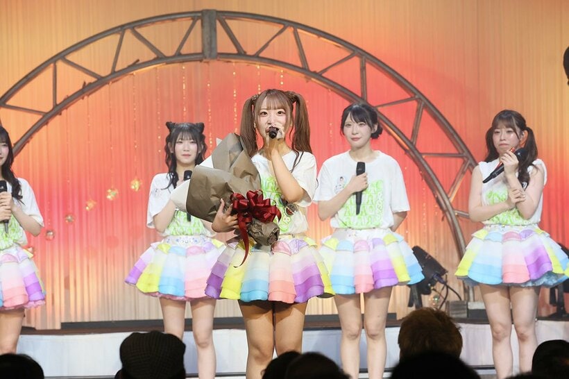 サマーツアーを完走したＳＫＥ４８。８月末に卒業する池田楓（中央）はファンに感謝（©2026 SKE,Inc.）