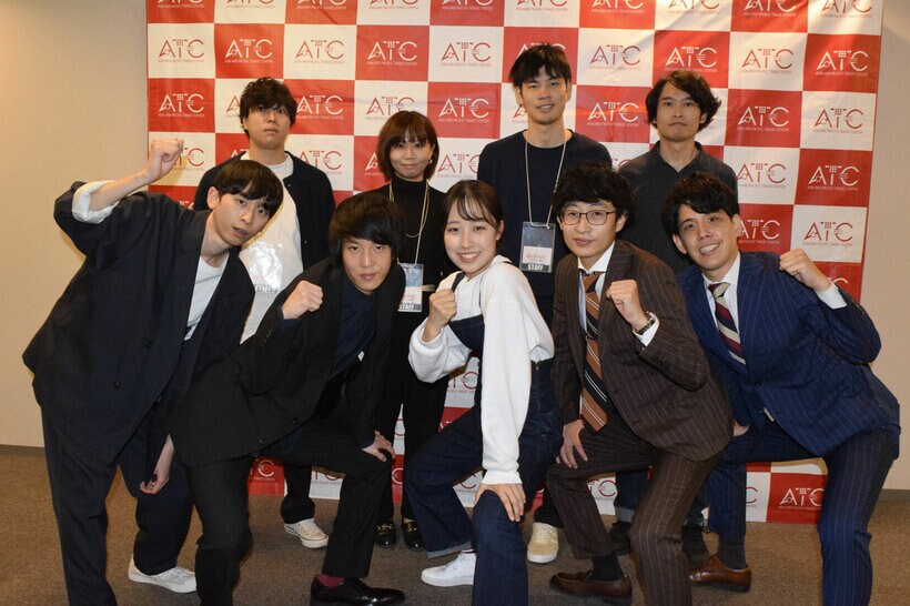 前列左から「ジャックポット」河野雅治と澤田和志、くわがた心、「シブオンプ」諸岡敬汰と谷口弘晃