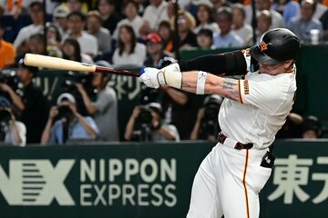 ８回、１３号ソロを放ったキャベッジ