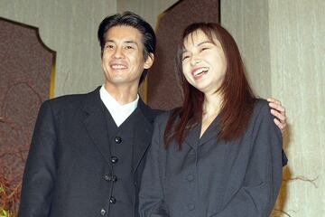 ３１年前、山口智子と唐沢寿明の結婚会見（１９９５年）