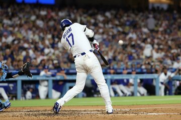 27号２ランを放った大谷翔平（ロイター）