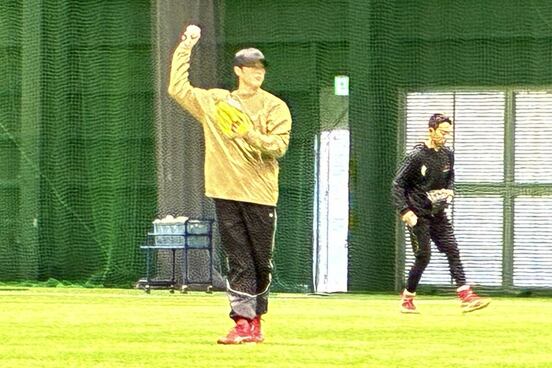 自主トレを公開した森下暢仁