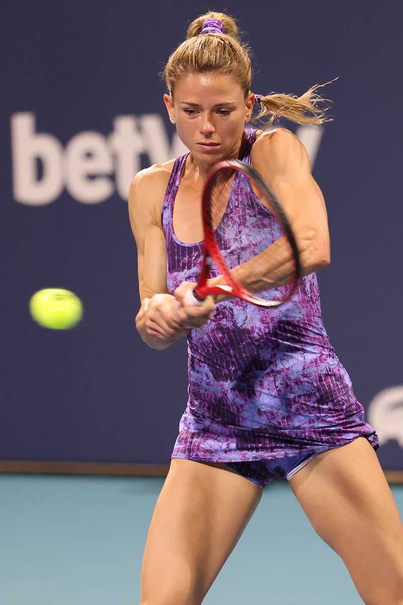  世界ランク８３位のカミラ・ジョルジ（ロイター）