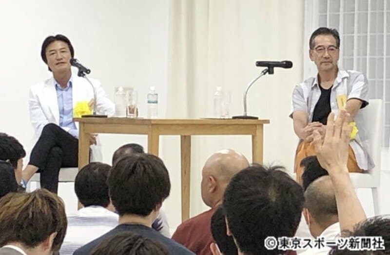  南原竜樹氏（左）と高橋がなり氏