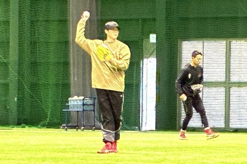 自主トレを公開した森下暢仁