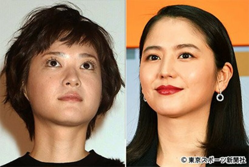 長澤まさみ（右）と上野樹里