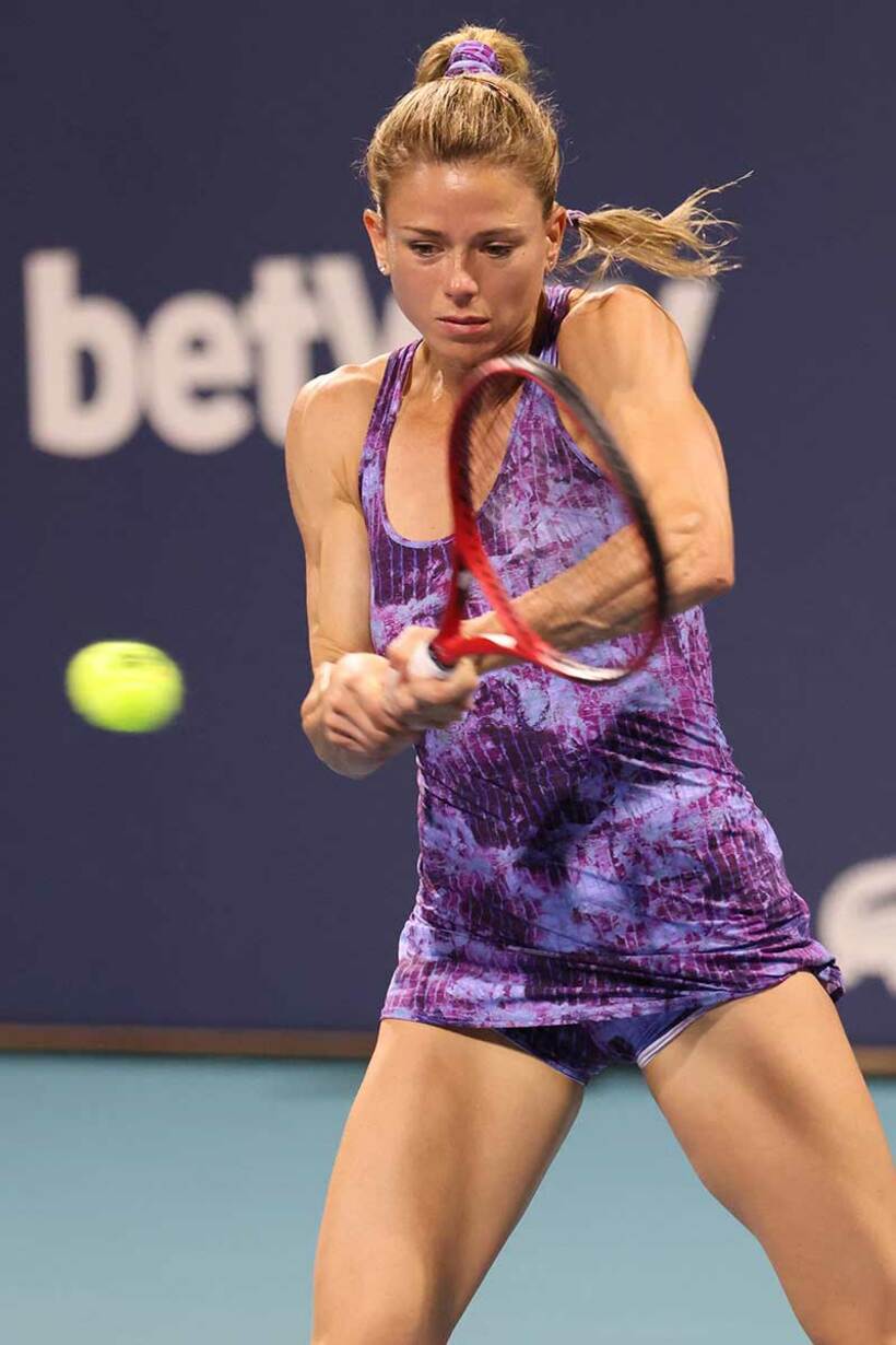  世界ランク８３位のカミラ・ジョルジ（ロイター）