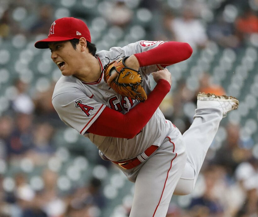  高い奪三振率を誇る大谷翔平（ロイター＝USA-TODAY-Sports）