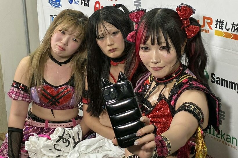 （左から）梨杏、古沢稀杏、伊藤麻希