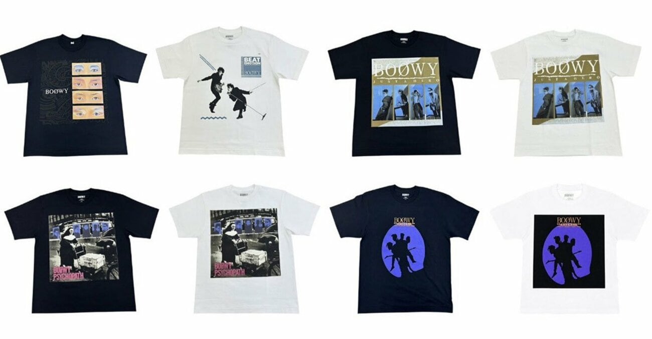 記念に制作されたBOØWYのジャケ写Tシャツ