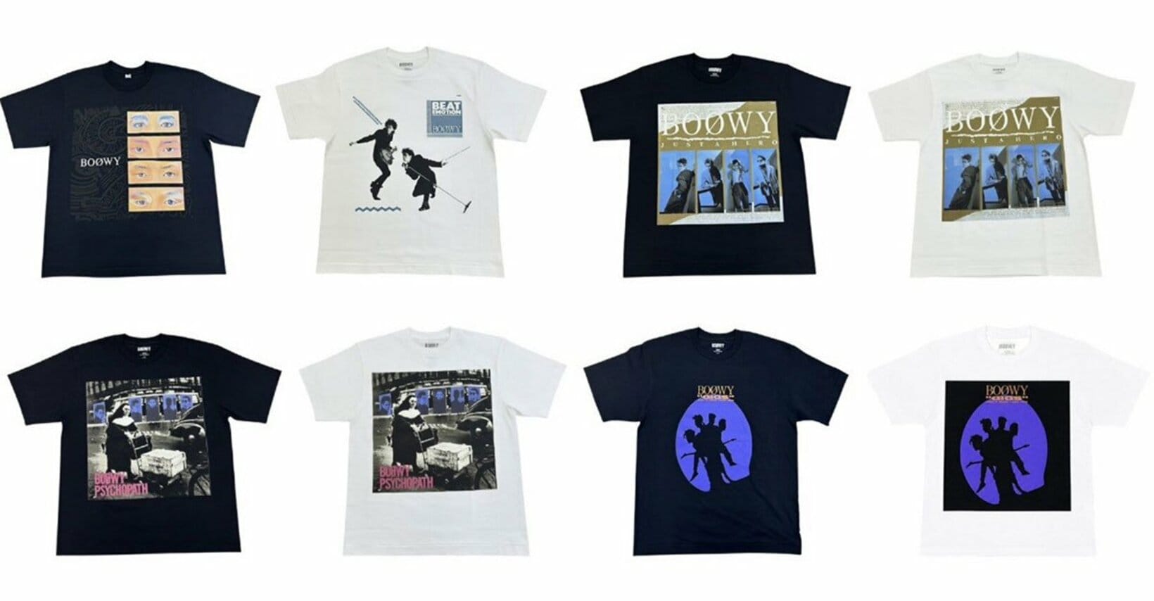 記念に制作されたBOØWYのジャケ写Tシャツ