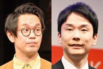 ちょんまげラーメン・きむ(左)と、かまいたち・濱家隆一