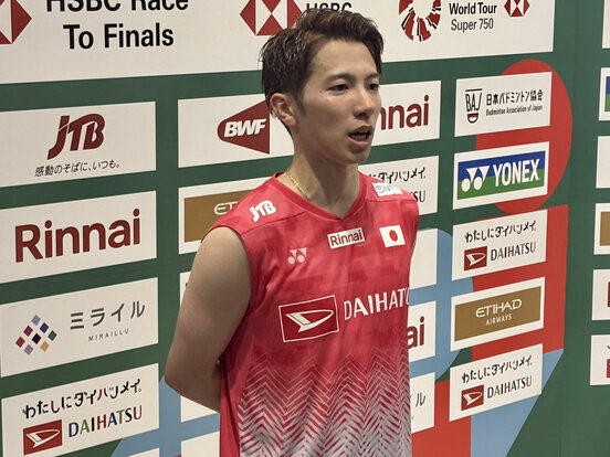 ジャパン・オープン決勝戦を終えた渡辺航貴