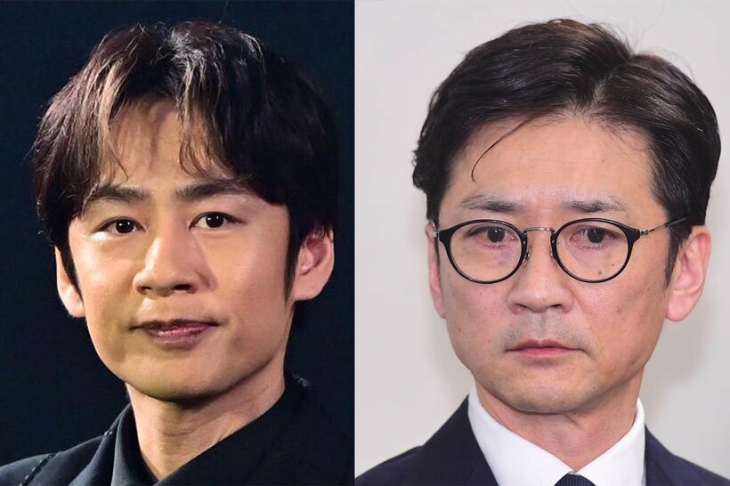 中丸雄一（左）と国分太一