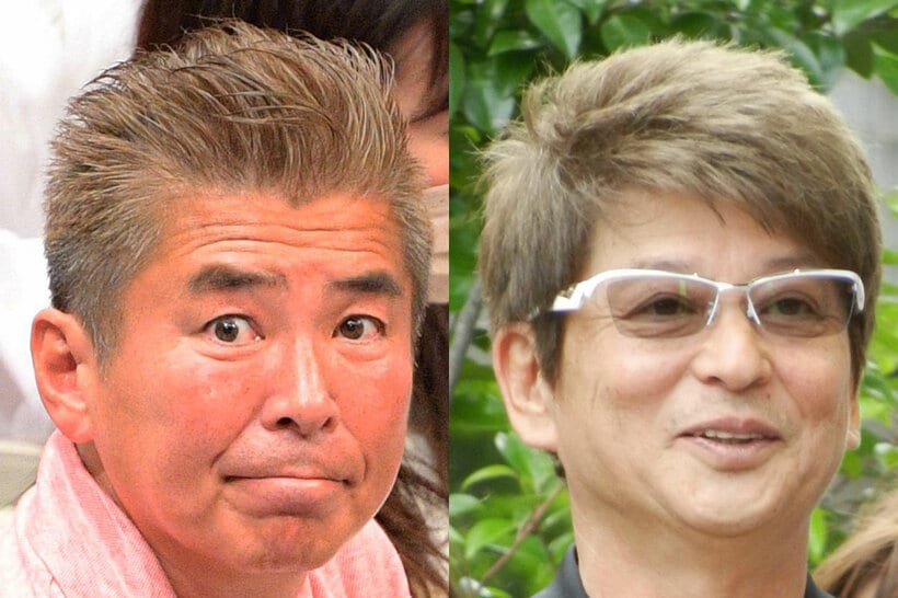 勝俣州和(左)と哀川翔