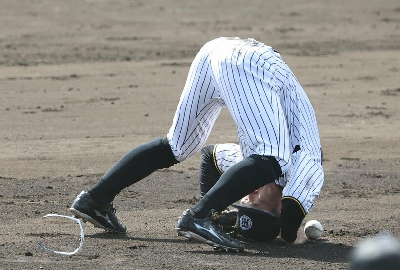 回転せず何とか踏みとどまった熊谷