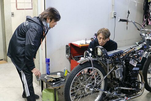 シルクカップで優勝戦に乗った森且行選手の 襷 ダイヤペットターボ・