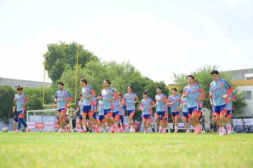 初練習に臨んだ日本代表