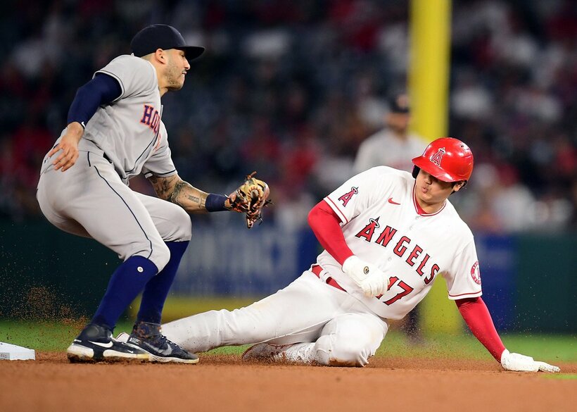  走りも超一流の大谷（ロイター＝USA　TODAY　Sports）
