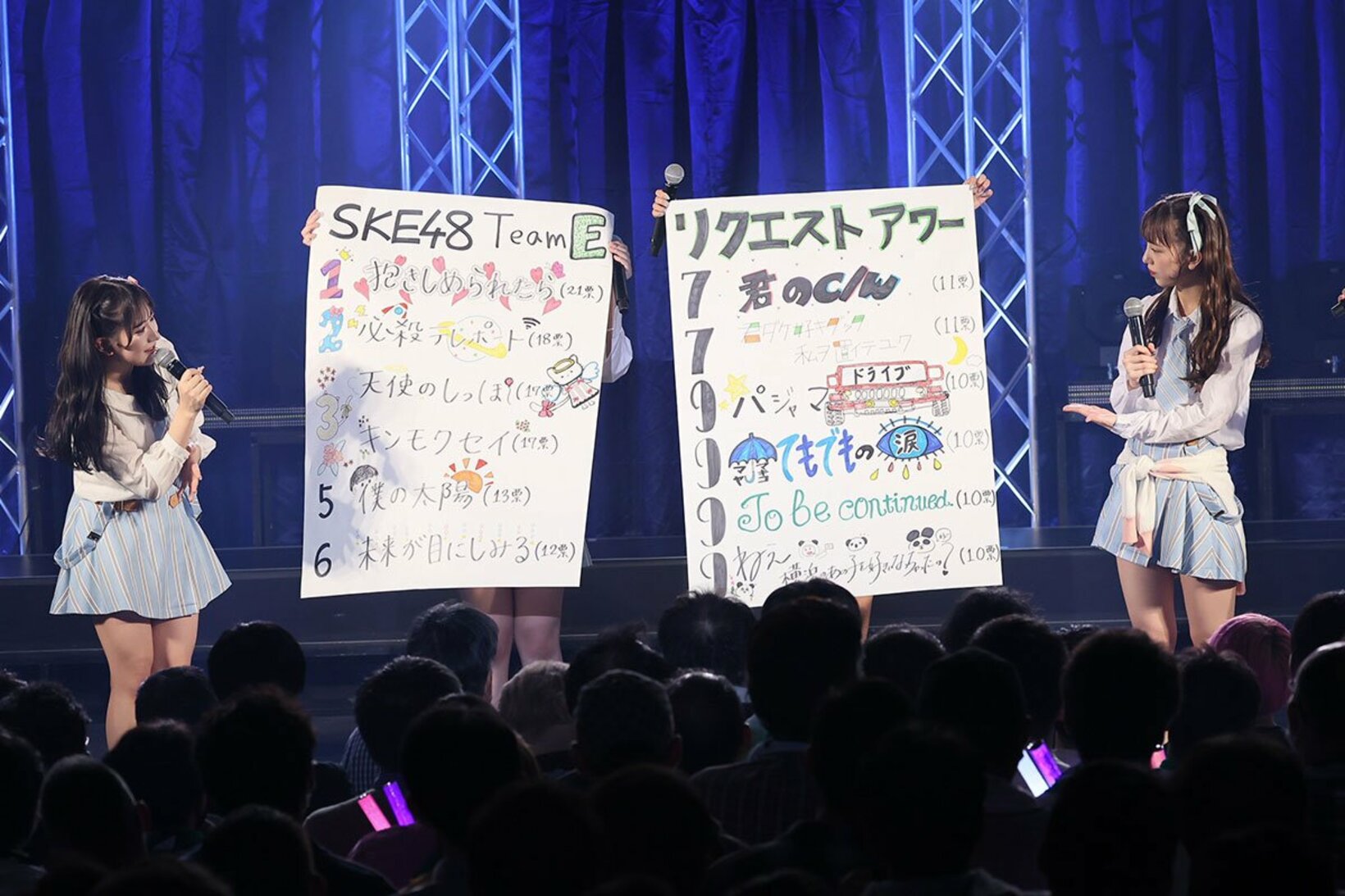 メンバー投票によるリクエストアワーを行ったＳＫＥ４８チームＥ（2023 Zest, Inc.）